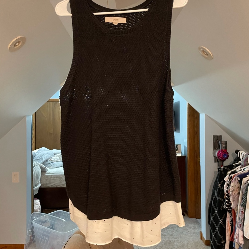 LOFT sweater tank